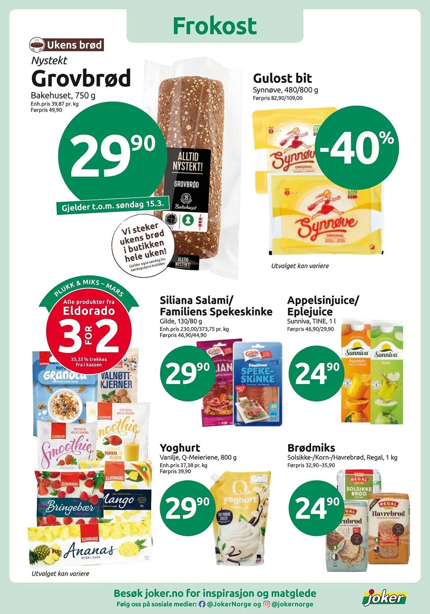 Joker kundeavis fra 3. mars til 7. mars 2026 - kundeavisside 4