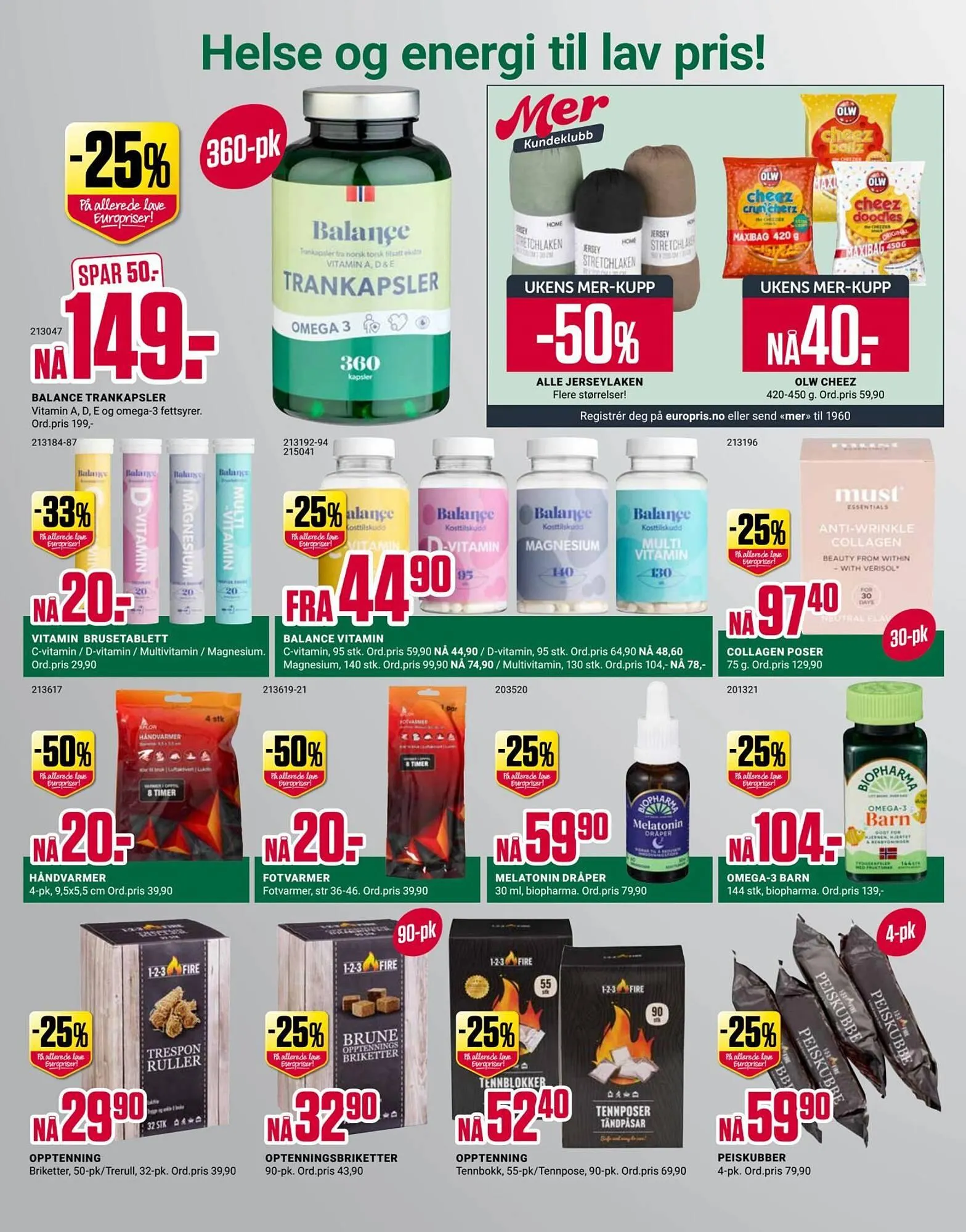 Europris kundeavis fra 12. januar til 18. januar 2026 - kundeavisside 12