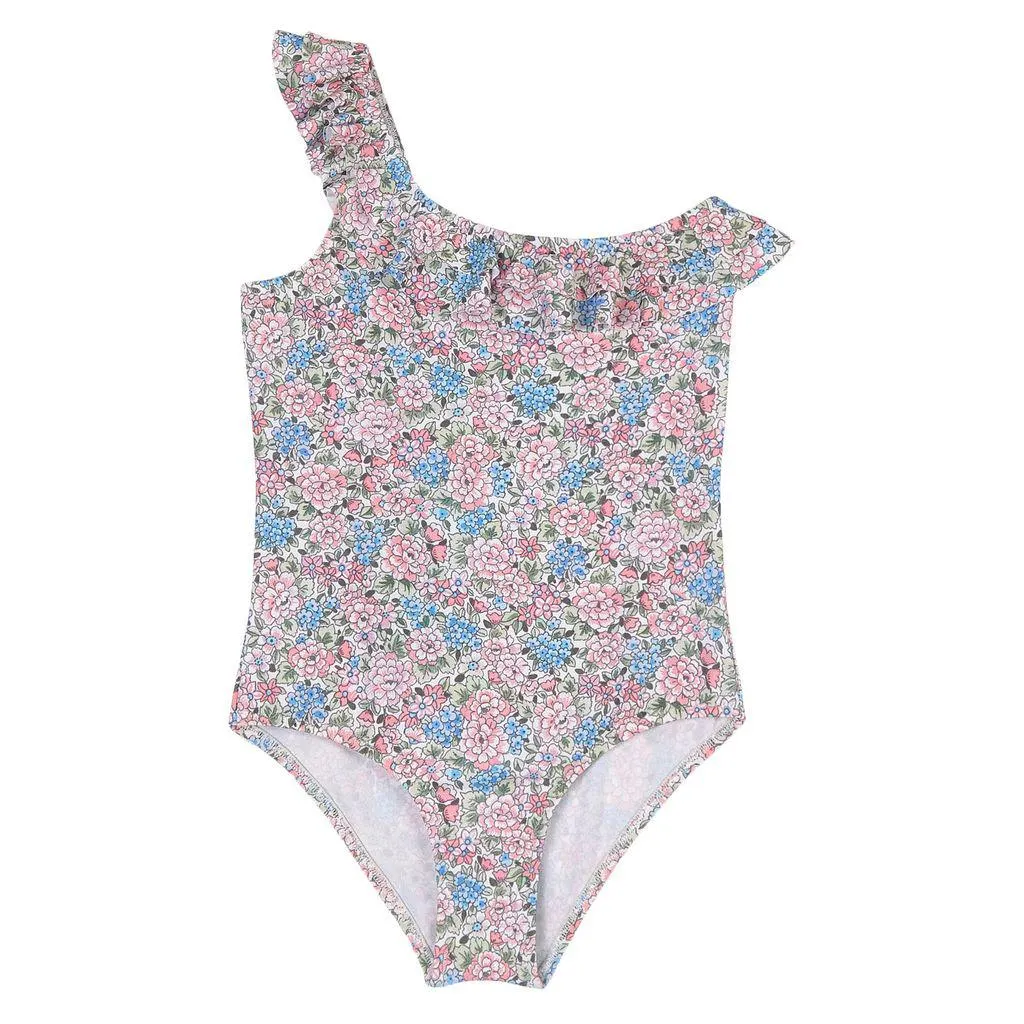 Keira Blomstret Badedrakt Rosa