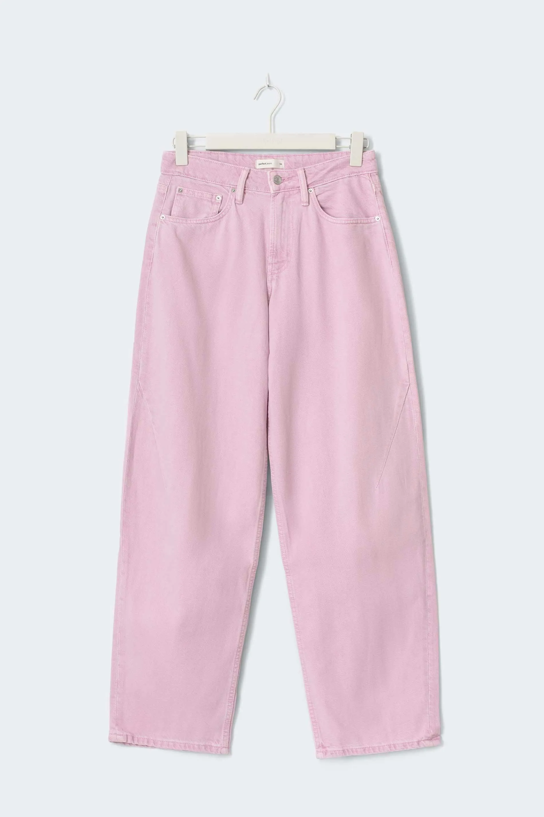 Baggy-crush petite jeans