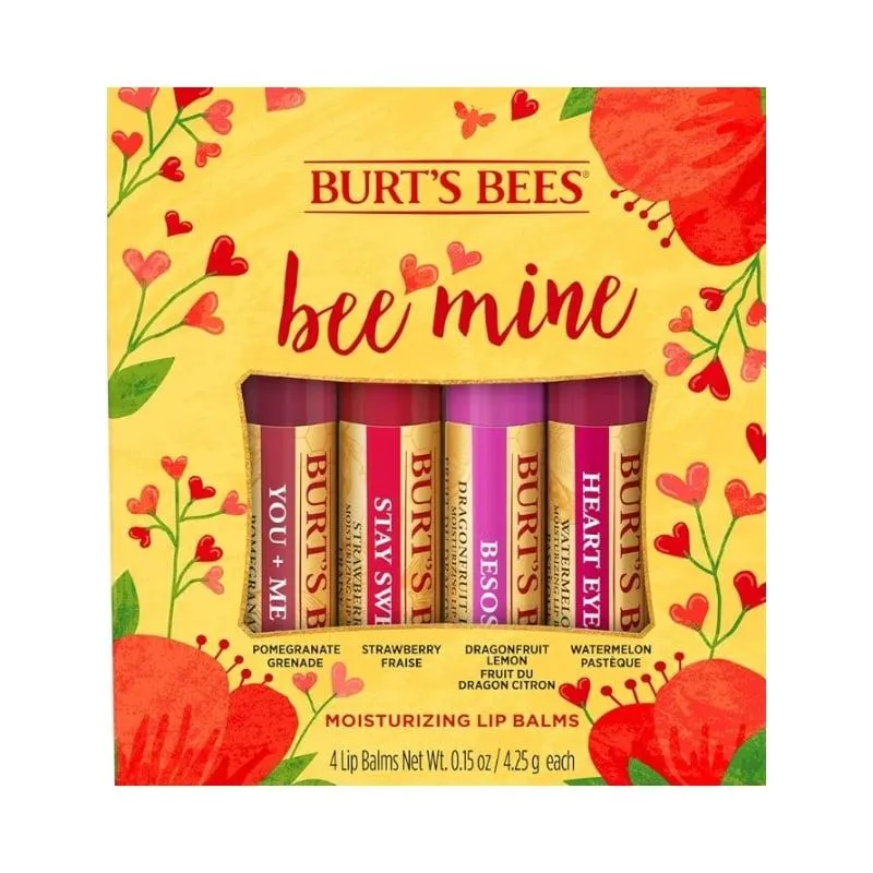 Burt's Bees Bee Mine Lip Balm 4 Pack (Verdi 280,-)
