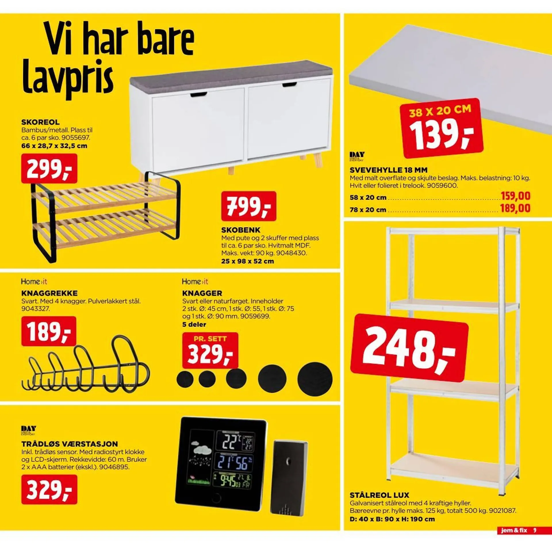 jem & fix Kundeavis fra 9. mars til 15. mars 2025 - kundeavisside 9