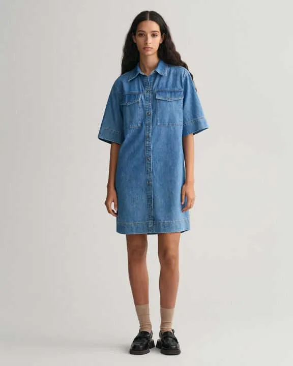 Kortermet Denimkjole