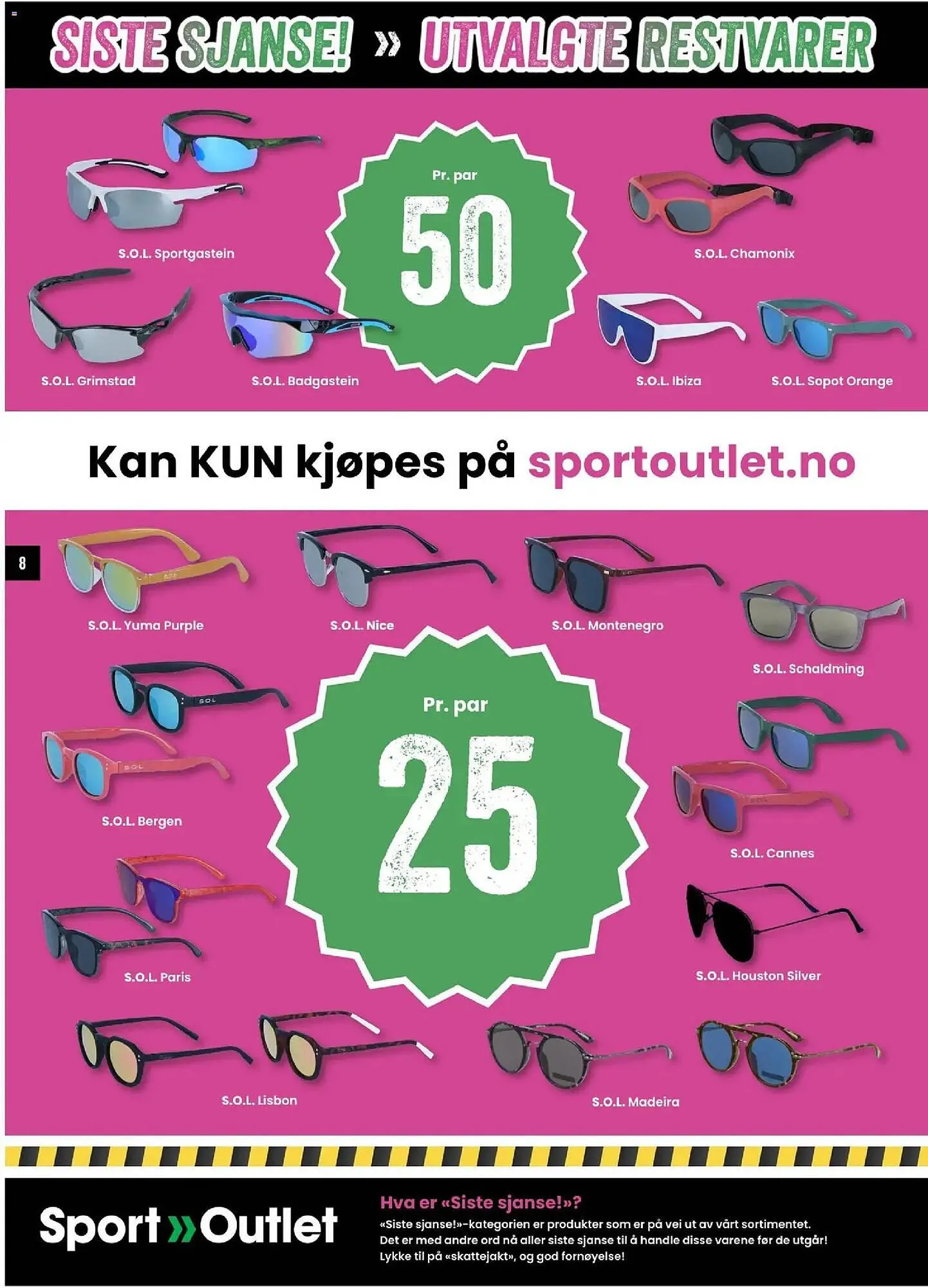 Sport Outlet kundeavis fra 17. februar til 3. mars 2026 - kundeavisside 8
