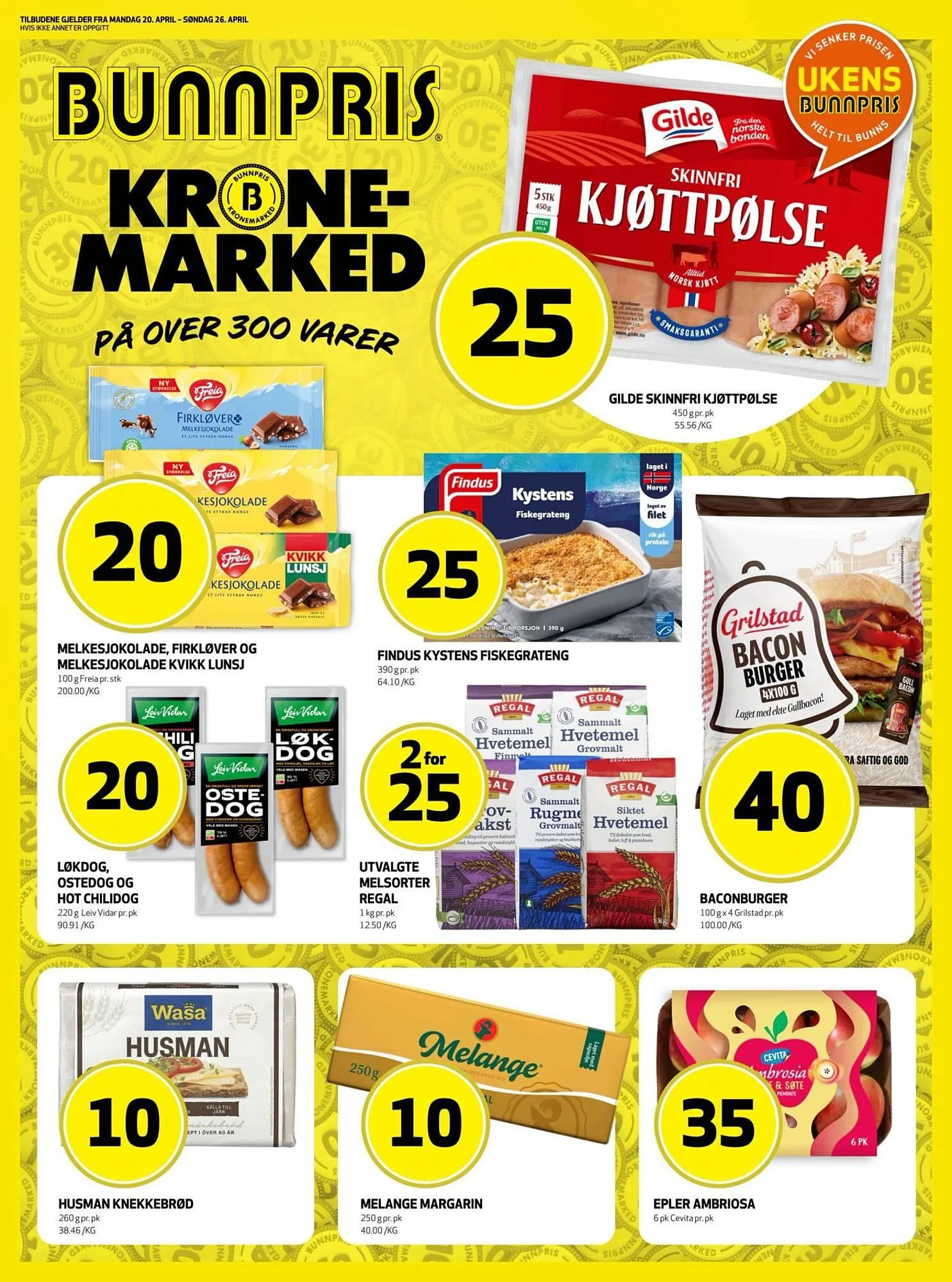 Bunnpris kundeavis fra 20. april til 27. april 2026 - kundeavisside 1