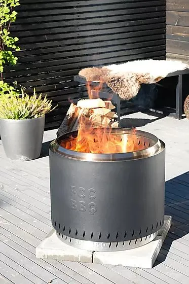 Bålpanne Smokeless sort