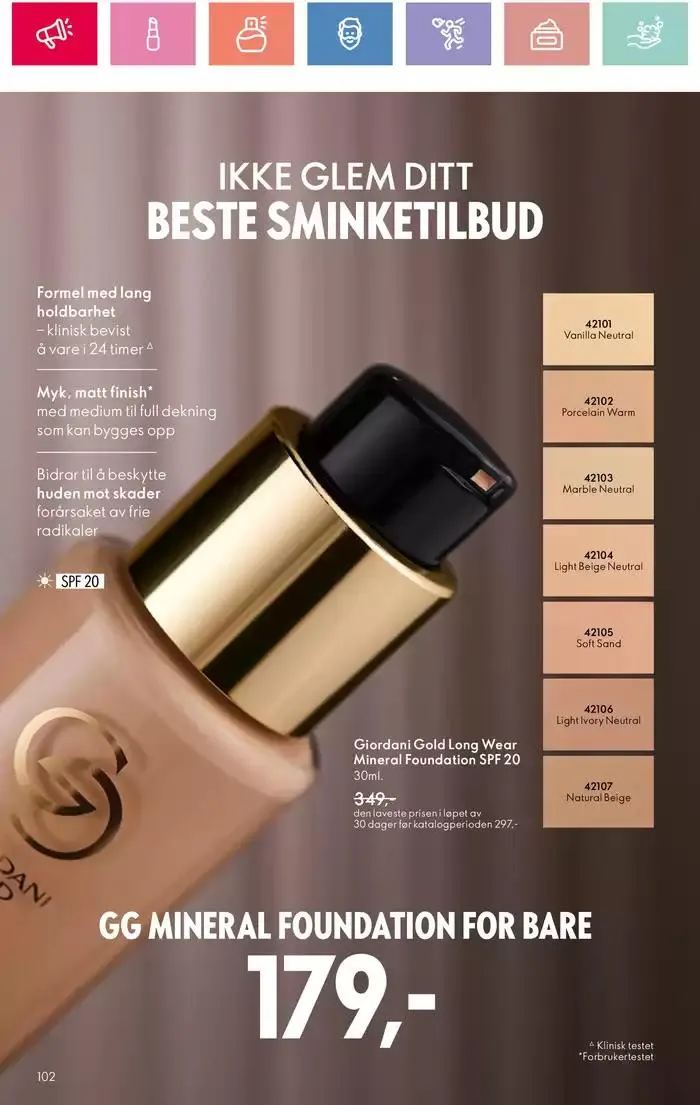ORIFLAME Kundeavis fra 5. januar til 12. januar 2025 - kundeavisside 102