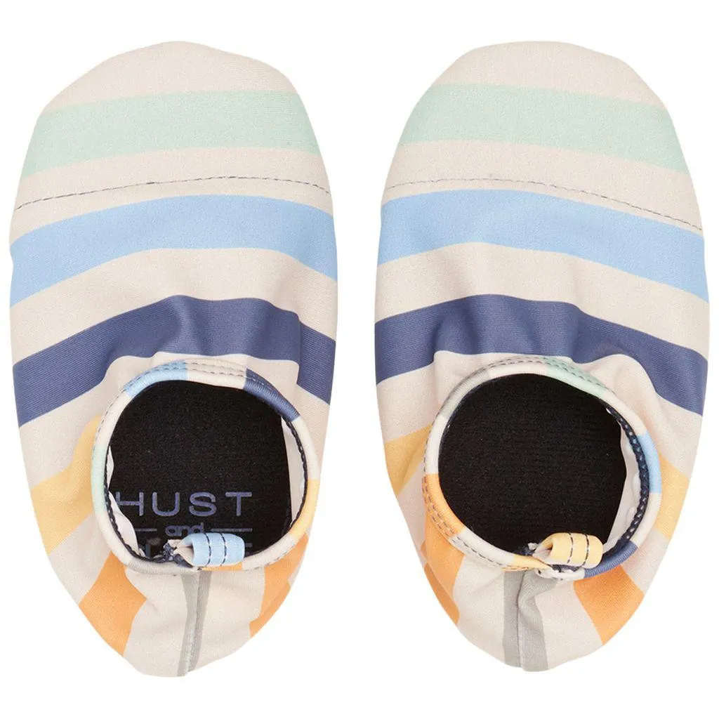 Fabian Stripete Badeskoer Peony Blue