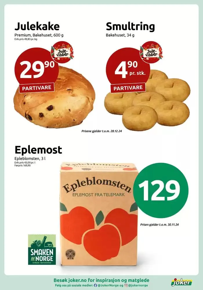 Joker Kundeavis fra 24. november til 8. desember 2024 - kundeavisside 9