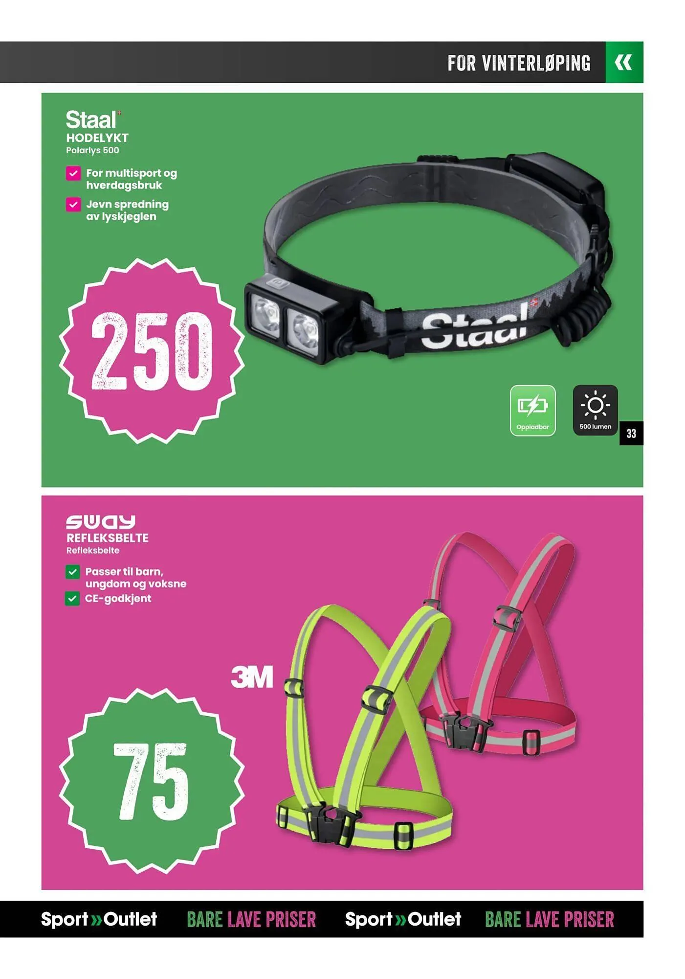 Sport Outlet kundeavis fra 14. januar til 2. februar 2026 - kundeavisside 33