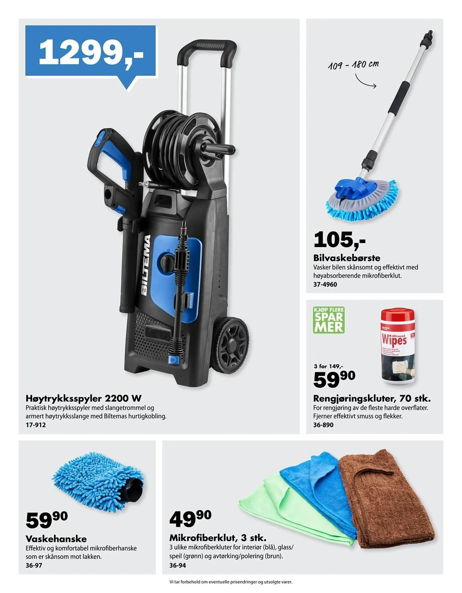 Biltema kundeavis fra 1. mars til 1. april 2026 - kundeavisside 8