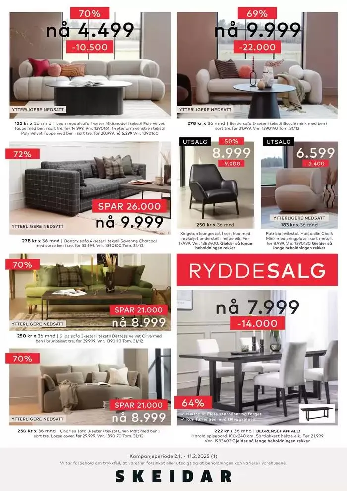 Skeidar Kundeavis fra 27. januar til 10. februar 2025 - kundeavisside 33