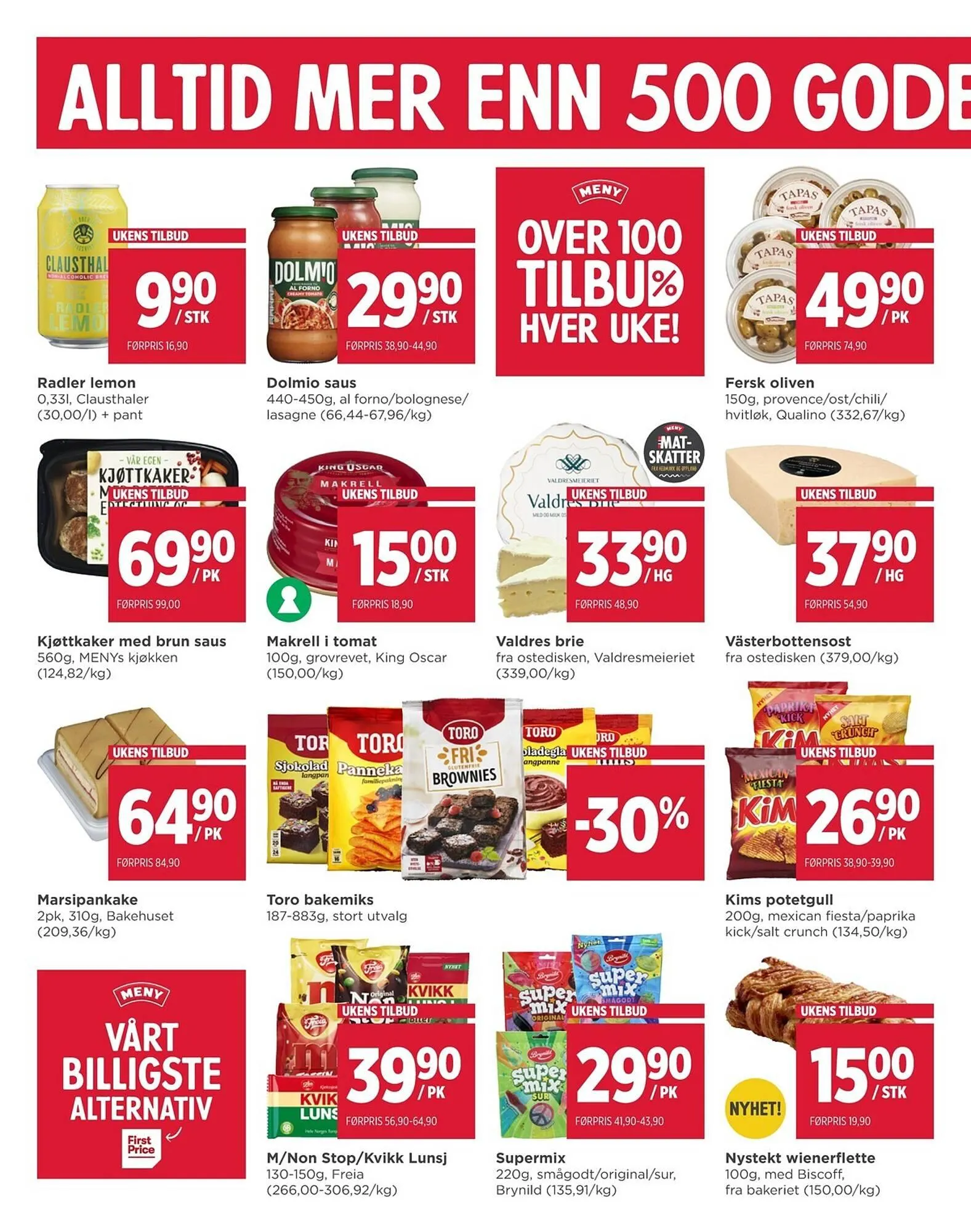 Meny kundeavis fra 23. februar til 28. februar 2026 - kundeavisside 4