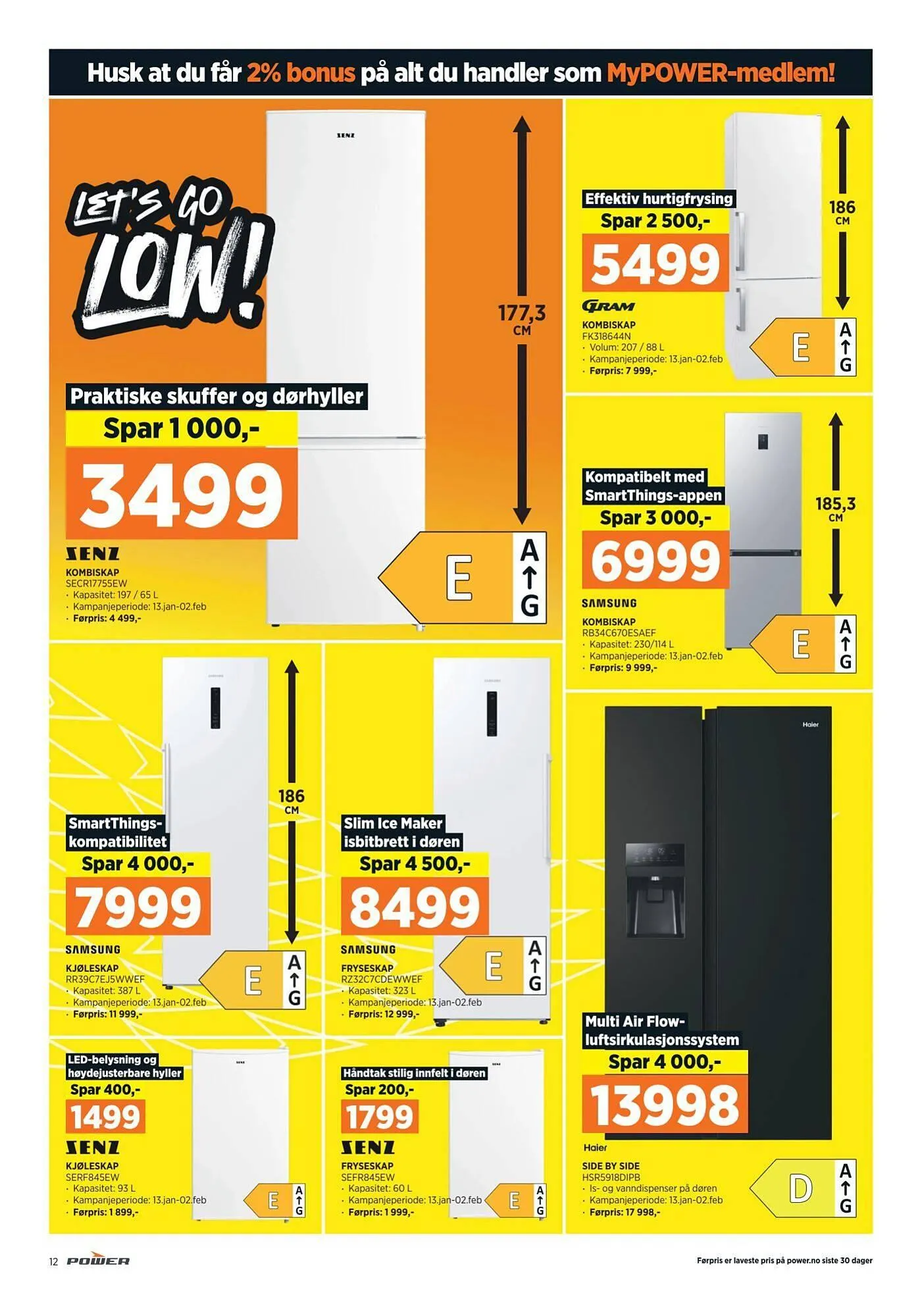 POWER Kundeavis fra 12. januar til 19. januar 2025 - kundeavisside 12