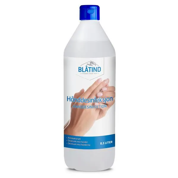 Hånddesinfeksjon 0,5 l blåtind