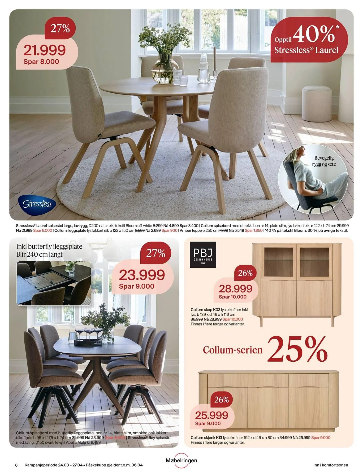 Møbelringen kundeavis fra 24. mars til 28. april 2026 - kundeavisside 6