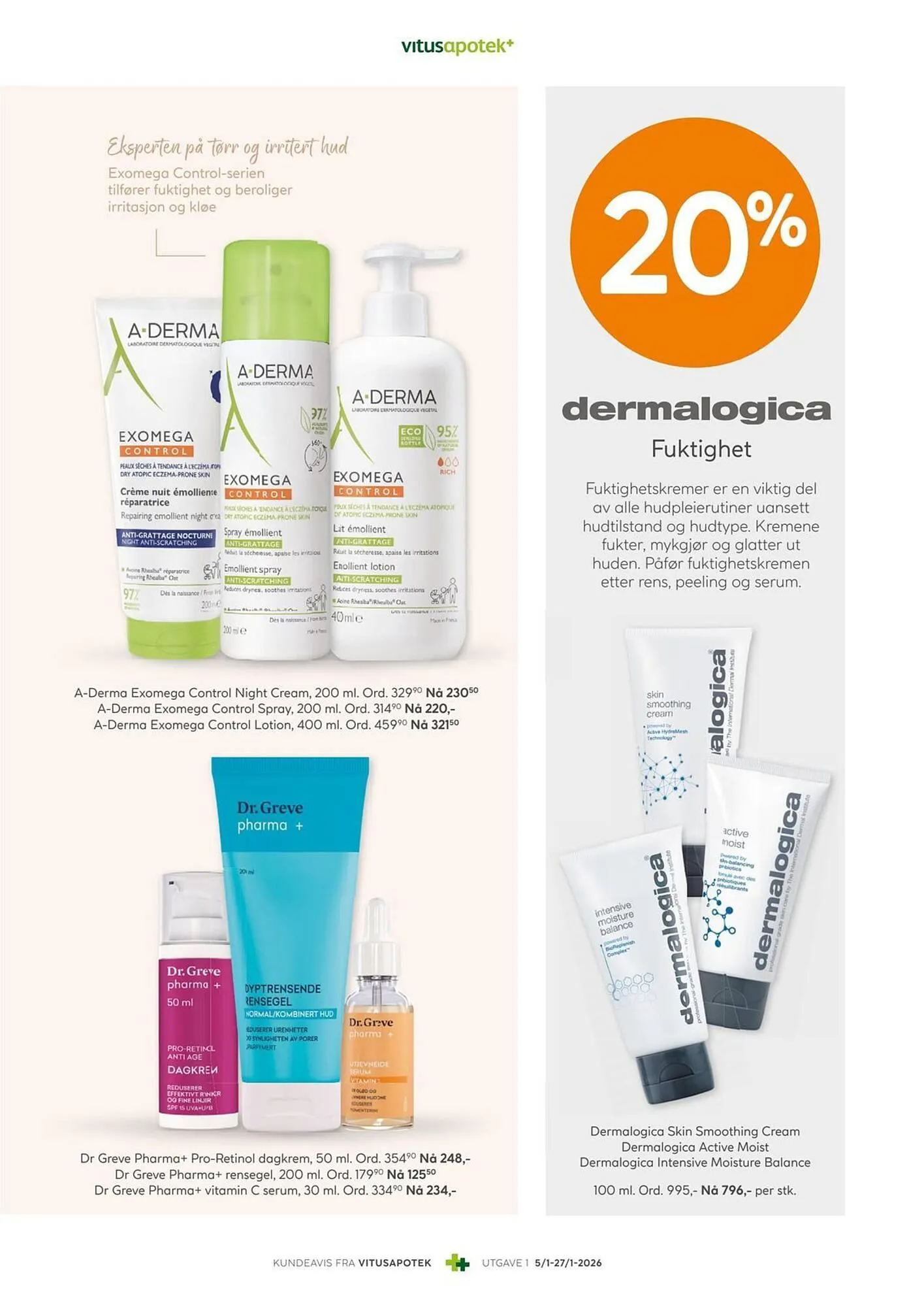 Vitusapotek kundeavis fra 5. januar til 27. januar 2026 - kundeavisside 5