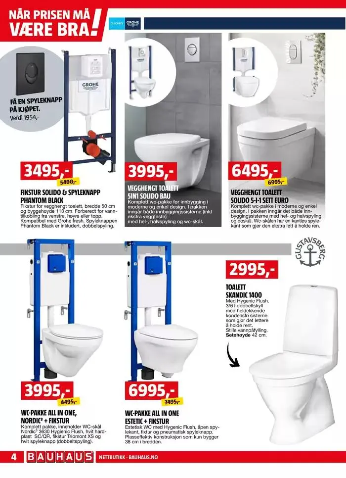 Baderomsdager fra 4. mars til 16. mars 2025 - kundeavisside 4