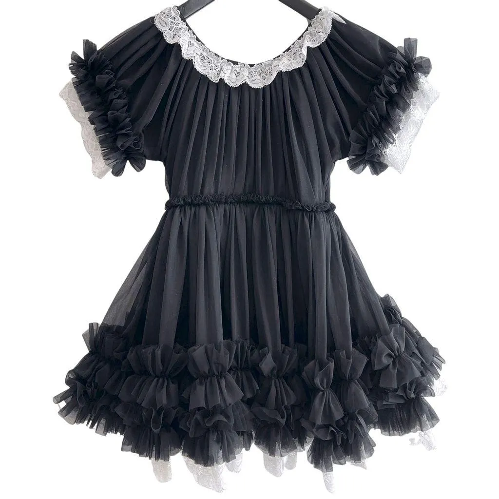 Porcelain Dolly Tyllkjole Svart