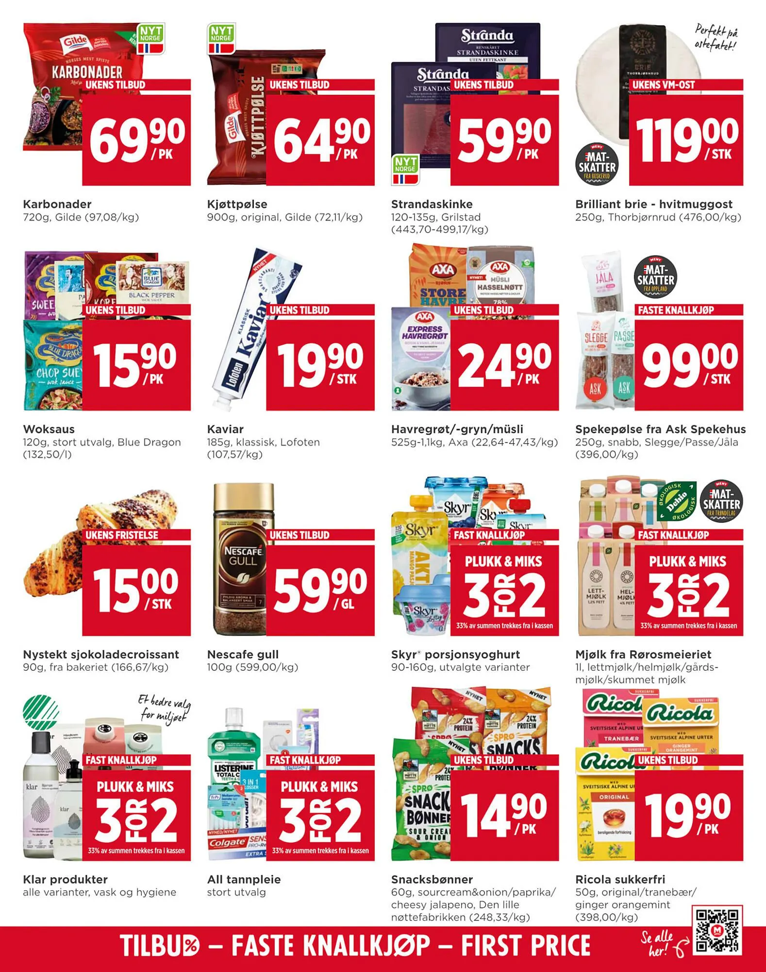 Meny Kundeavis fra 18. september til 23. september 2023 - kundeavisside 3