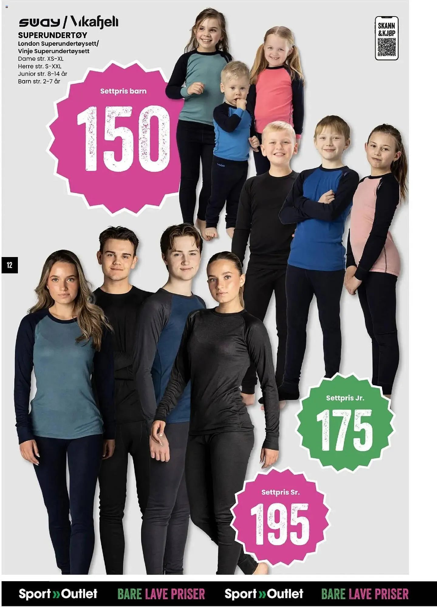 Sport Outlet kundeavis fra 24. mars til 6. april 2026 - kundeavisside 12