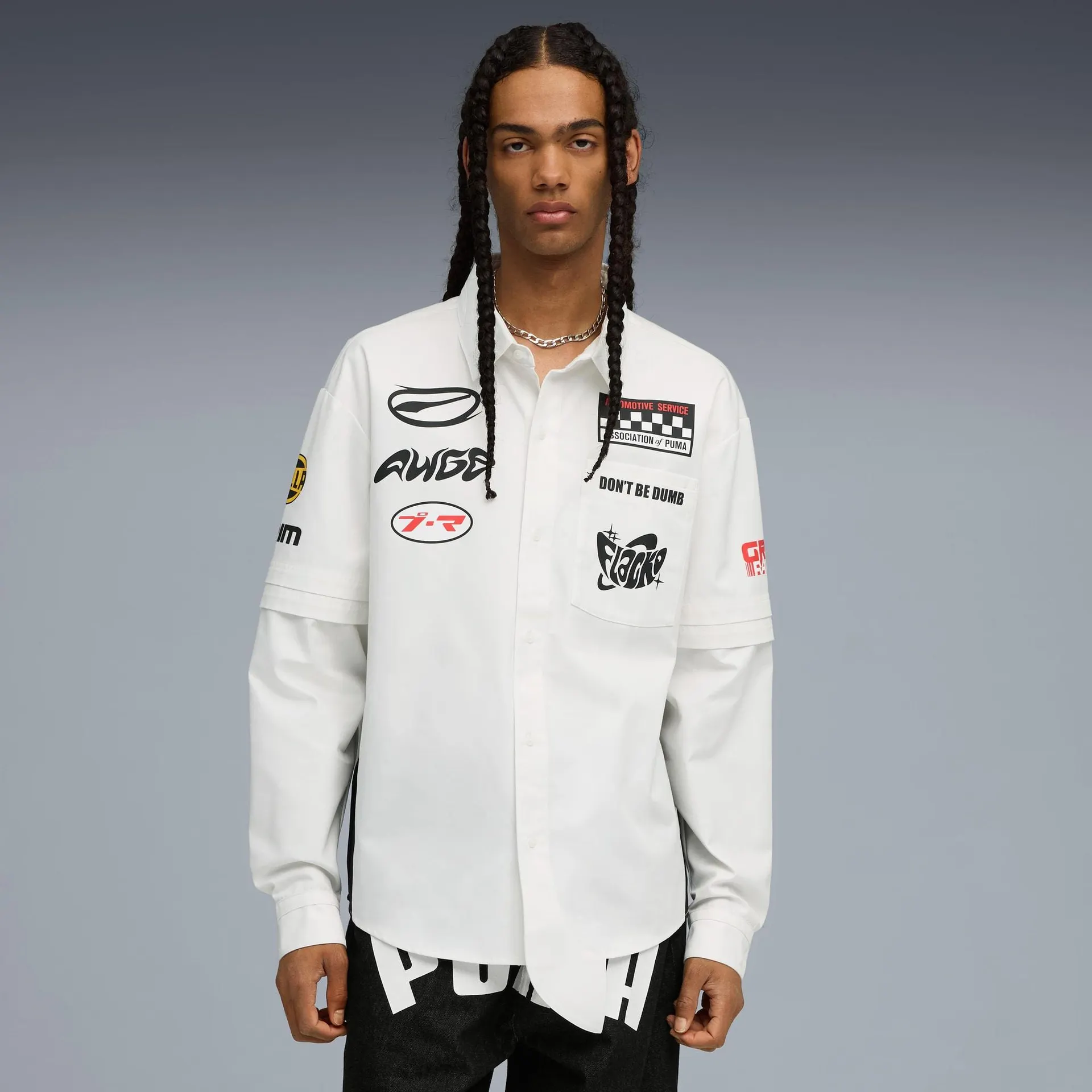 A$AP ROCKY x PUMA Layered Pit Crew Button Down Unisex