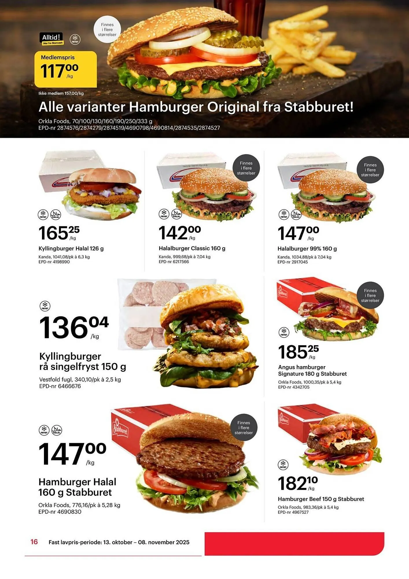 Storcash kundeavis fra 13. oktober til 8. november 2025 - kundeavisside 16