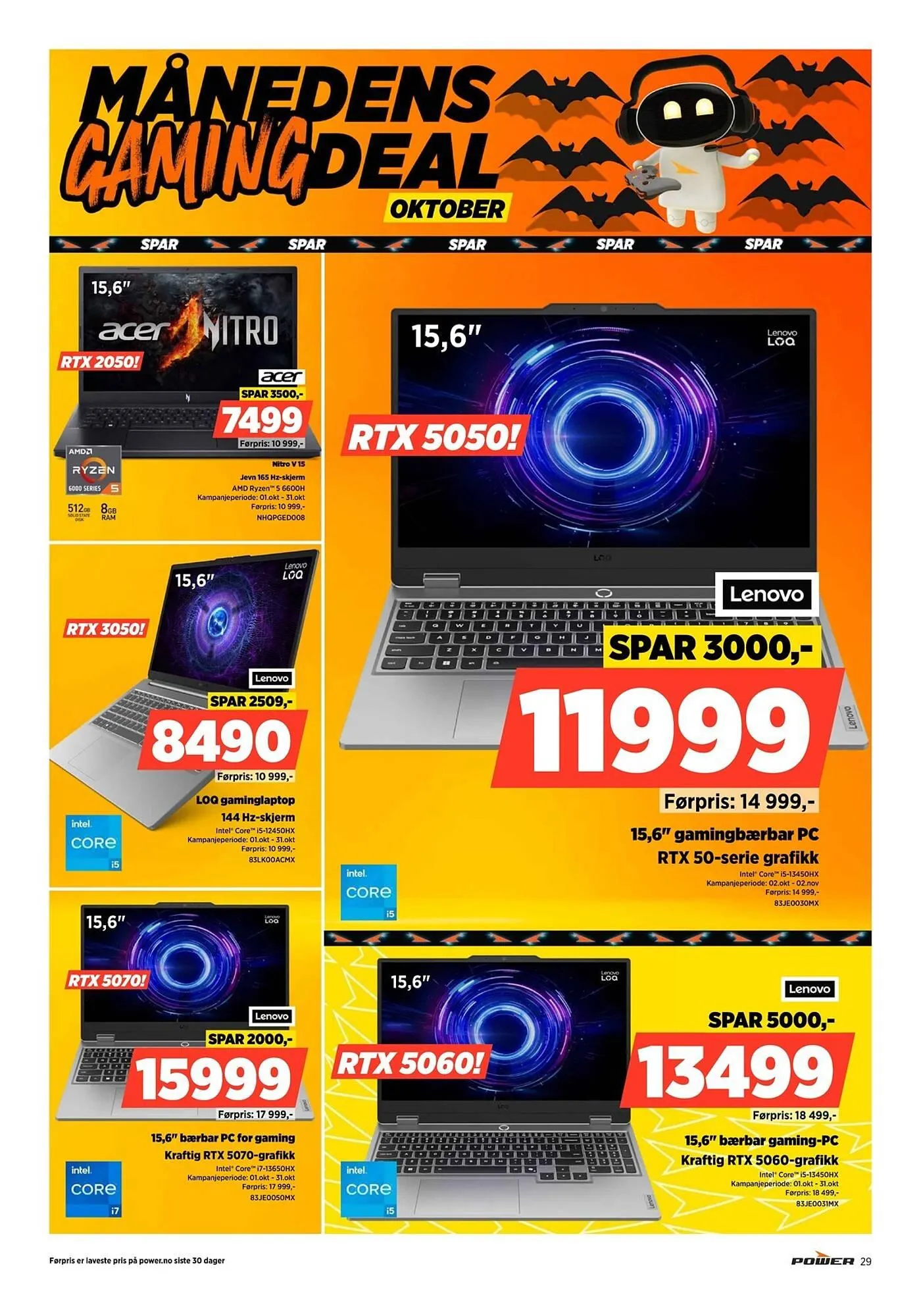 POWER kundeavis fra 20. oktober til 26. oktober 2025 - kundeavisside 29