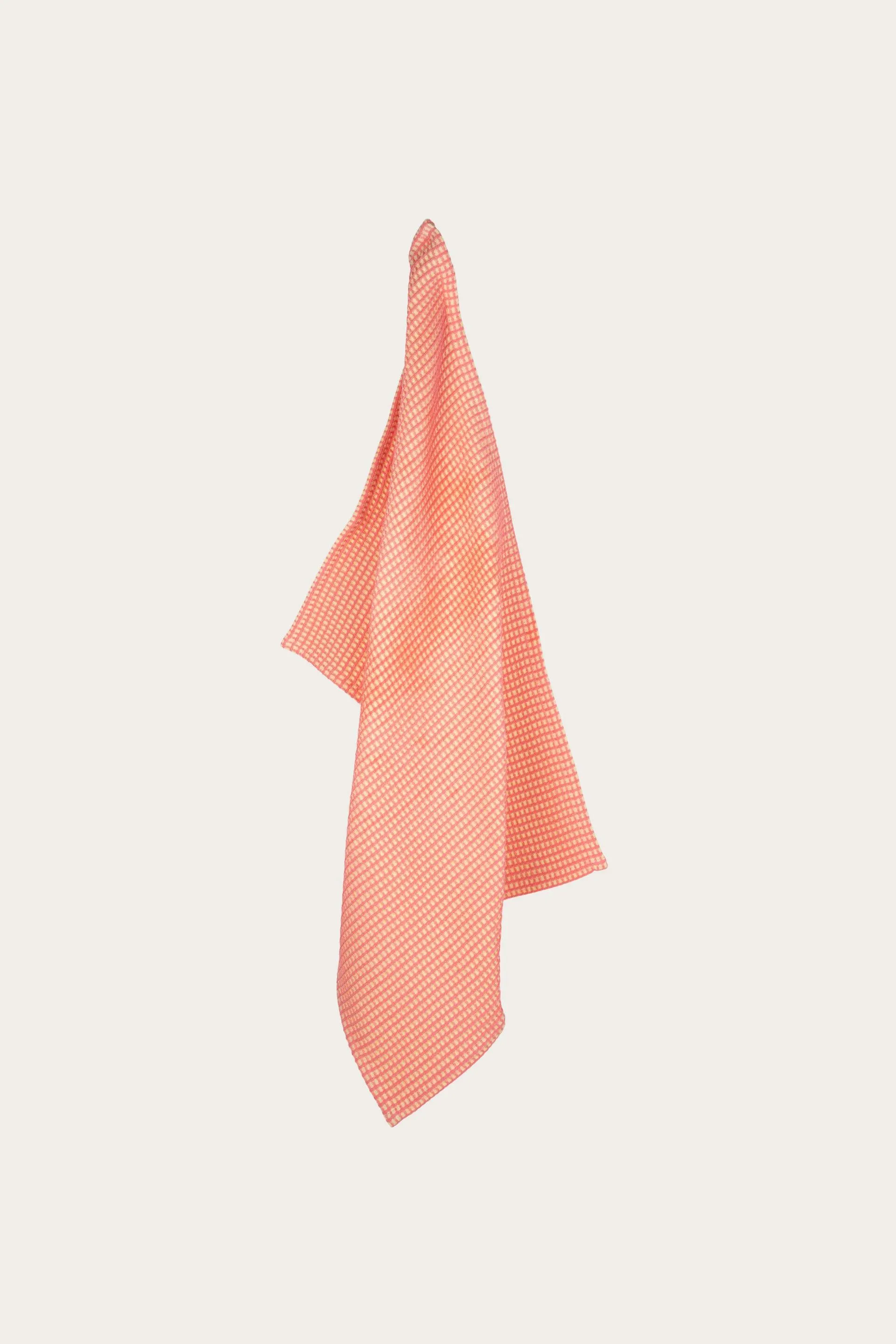Kjøkkenhåndkle Duo korall/gul | Interiør på nett | Lagerhaus.no