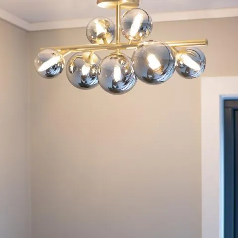 Vernon plafond Messing