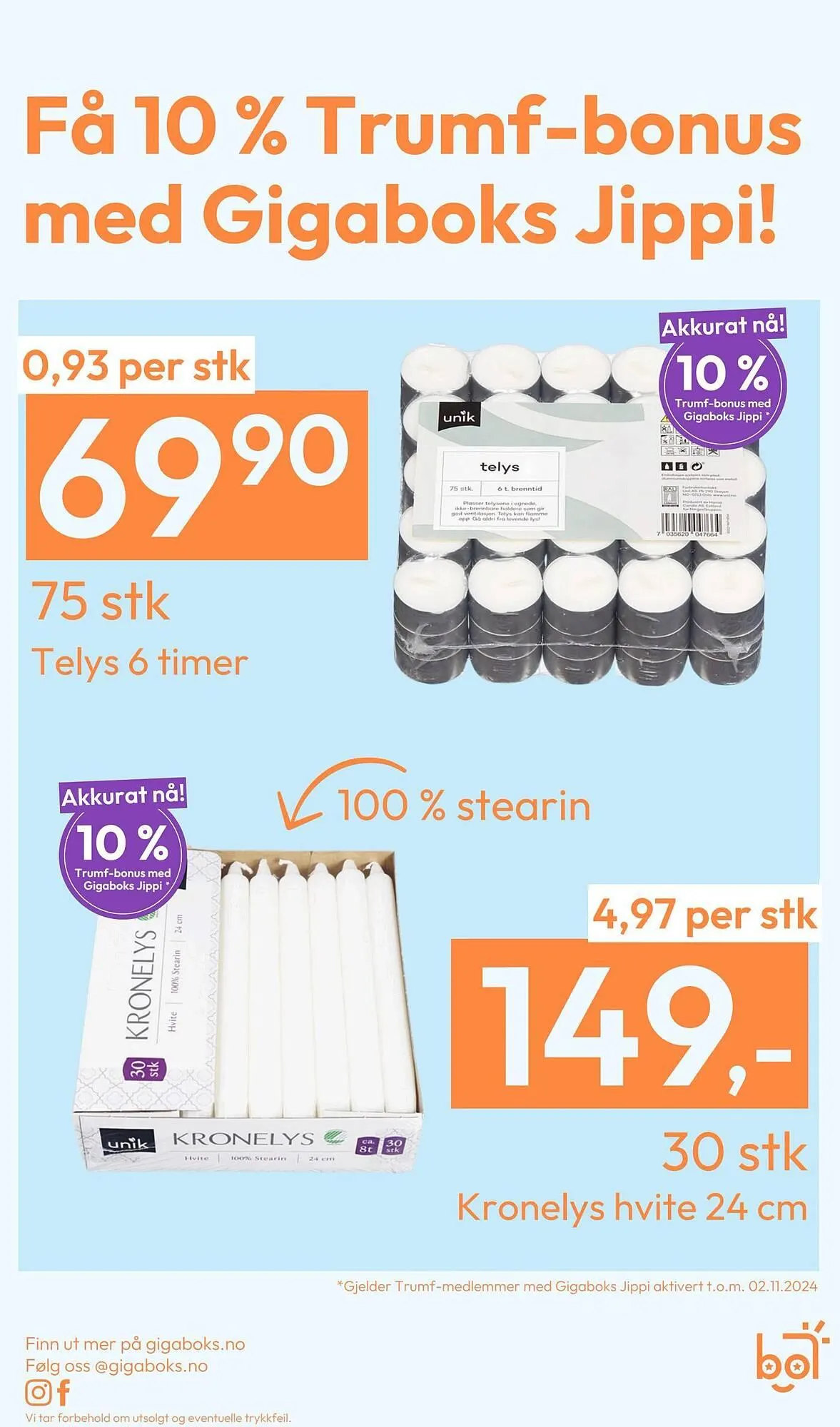 Gigaboks Kundeavis fra 15. oktober til 18. oktober 2024 - kundeavisside 10