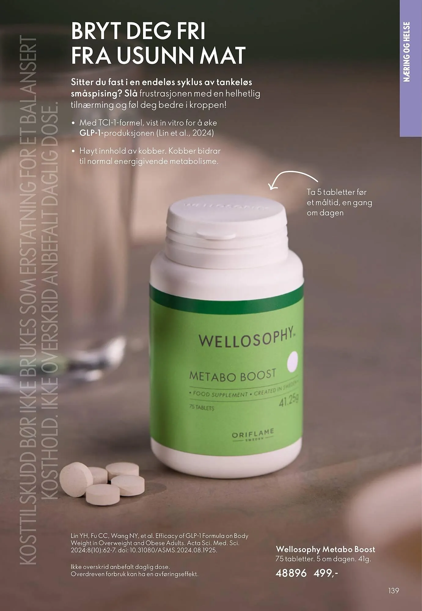 Oriflame katalog fra 18. februar til 10. mars 2026 - kundeavisside 139