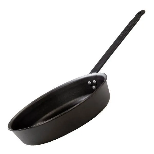 Stekepanne 24 cm kullstål