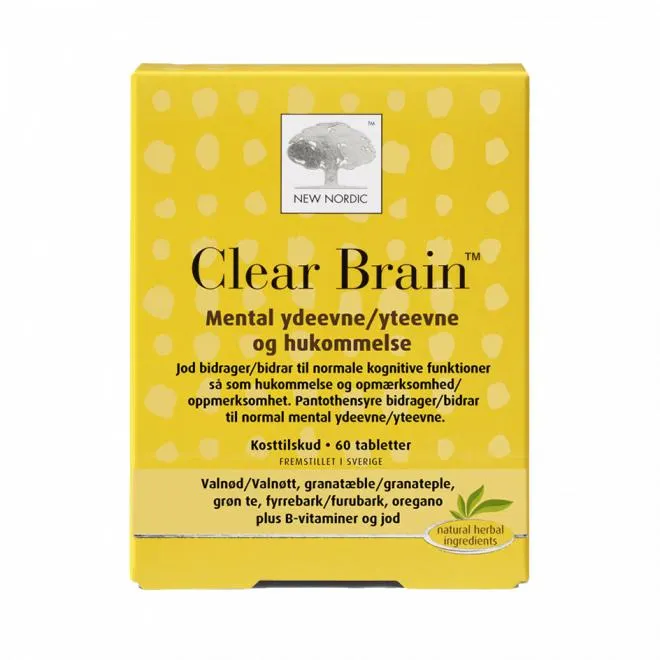 New Nordic Clear Brain 60 tab