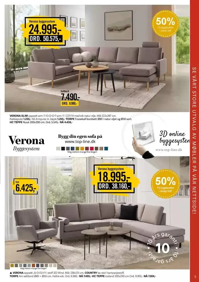 Gratis frakt og montering fra 28. februar til 14. mars 2025 - kundeavisside 5