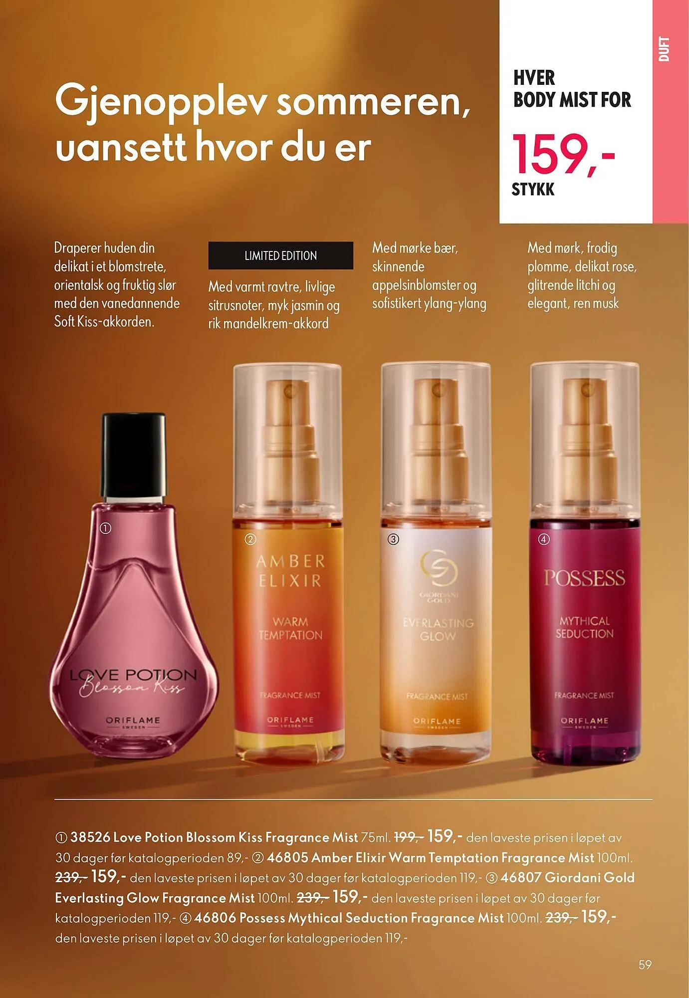 Oriflame katalog fra 2. desember til 9. desember 2025 - kundeavisside 59