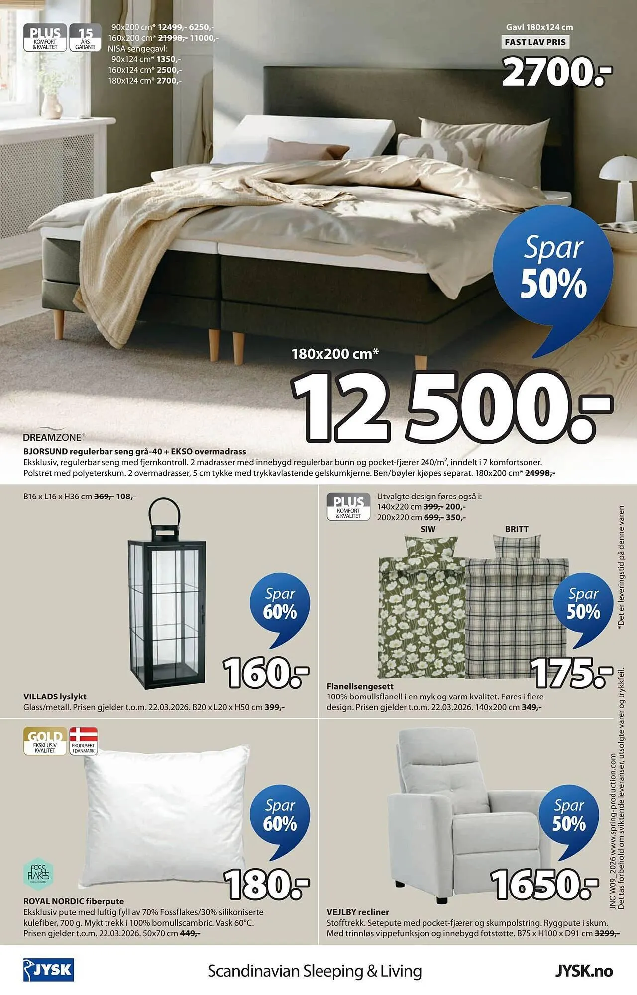 JYSK kundeavis fra 23. februar til 1. mars 2026 - kundeavisside 16