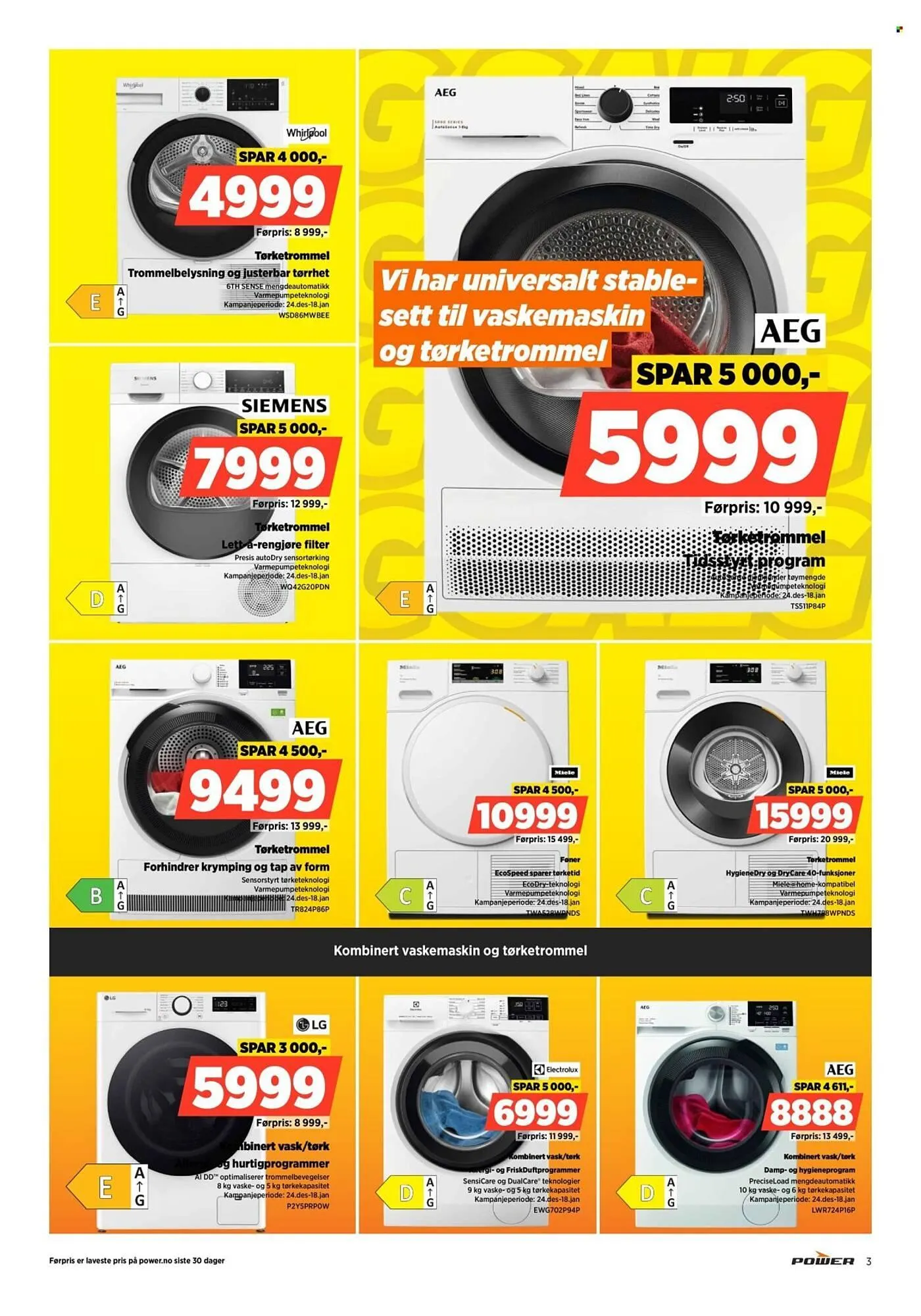 POWER kundeavis fra 1. januar til 4. januar 2026 - kundeavisside 3