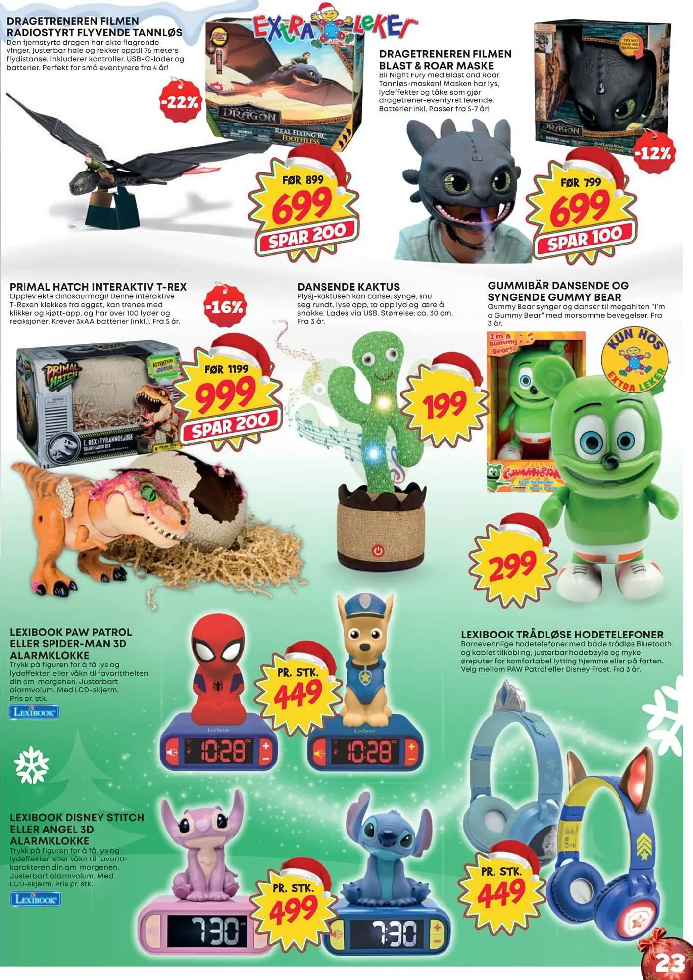 Extra Leker kundeavis fra 12. november til 24. desember 2025 - kundeavisside 23