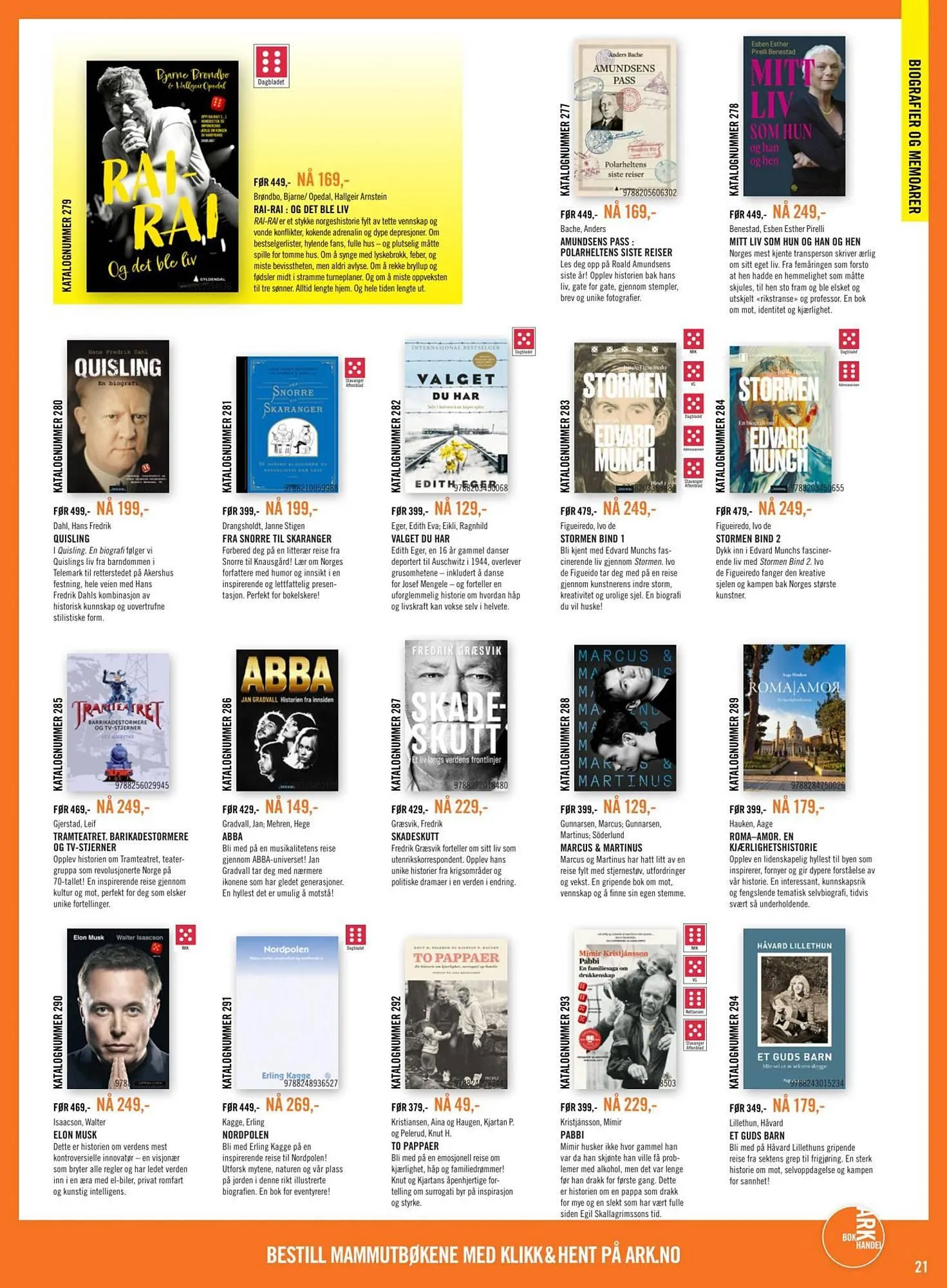 Ark Bokhandel kundeavis fra 16. februar til 9. mars 2026 - kundeavisside 21