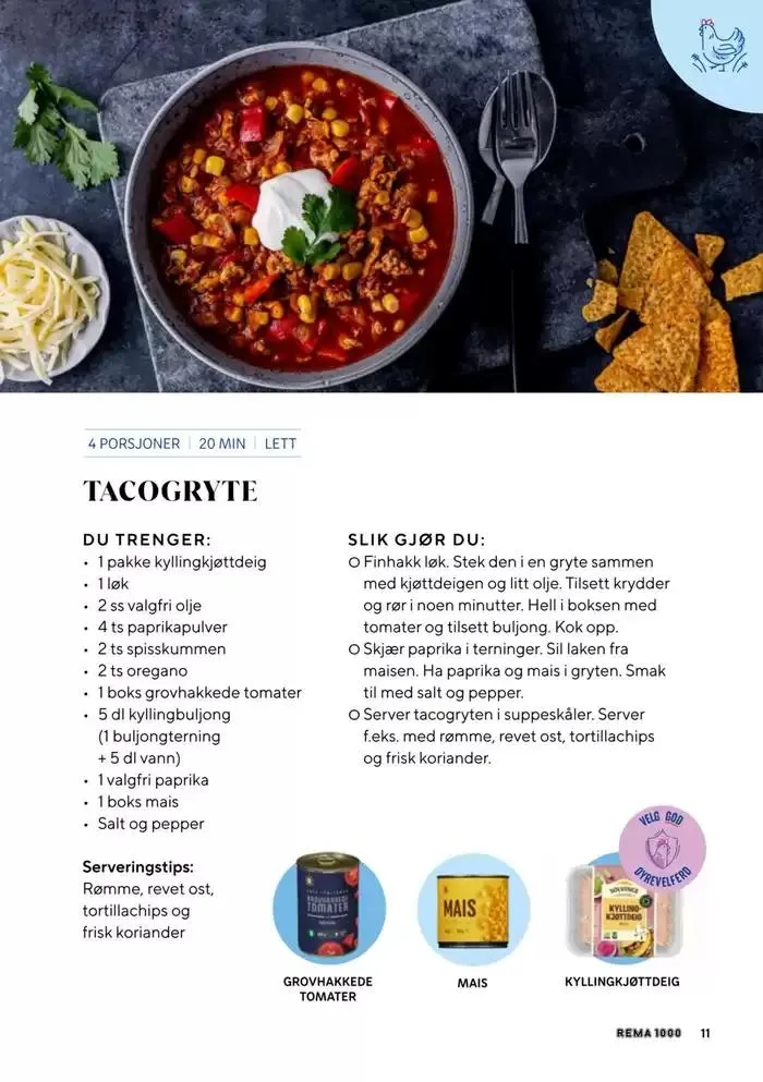 Topptilbud for alle kunder fra 2. mars til 30. mars 2025 - kundeavisside 11