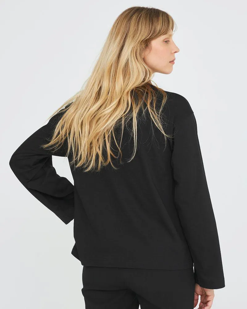 Oversized genser i bomull