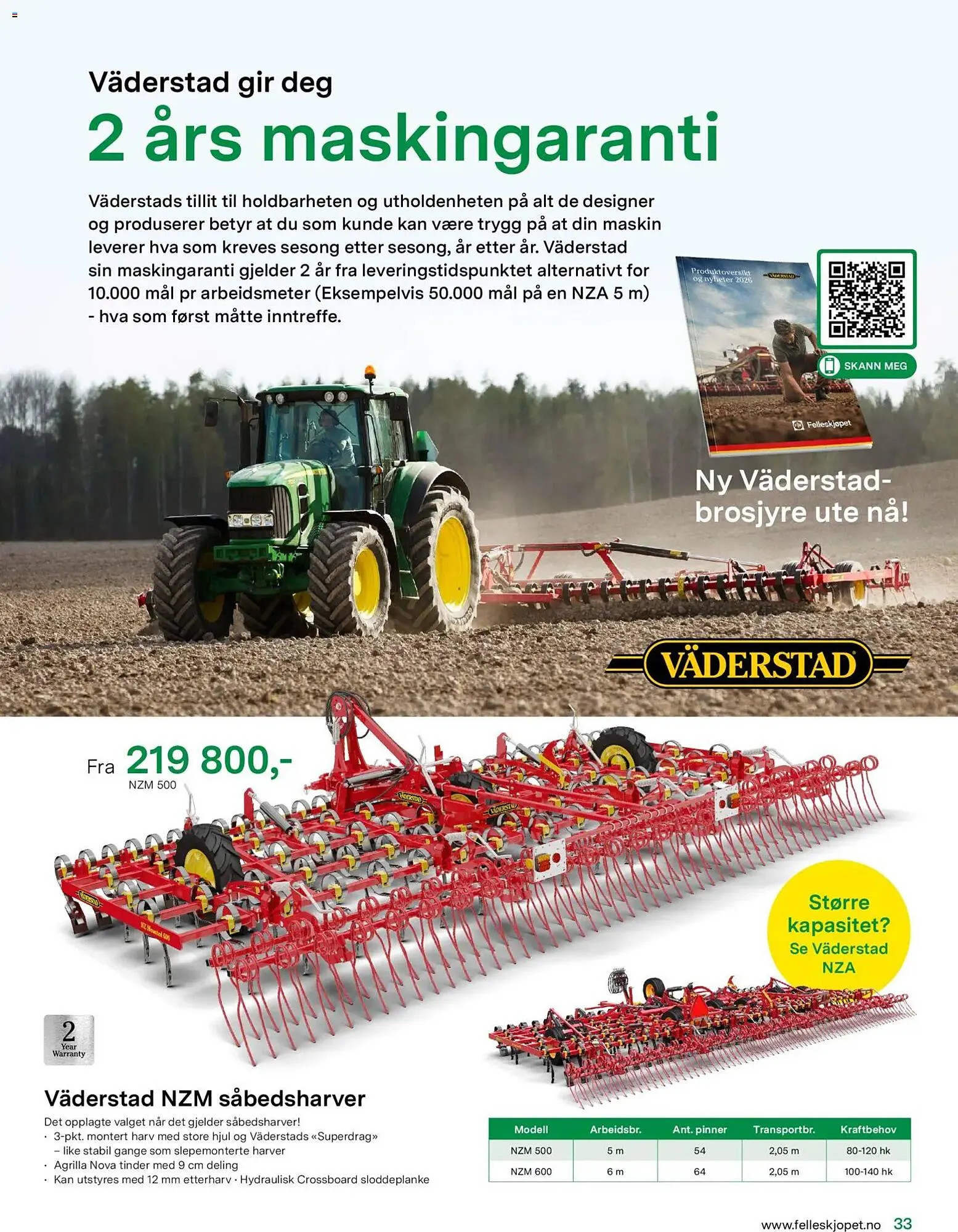 Felleskjøpet kundeavis fra 15. april til 3. januar 2027 - kundeavisside 33