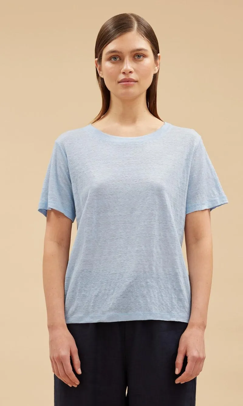 T-skjorte i 100% lin