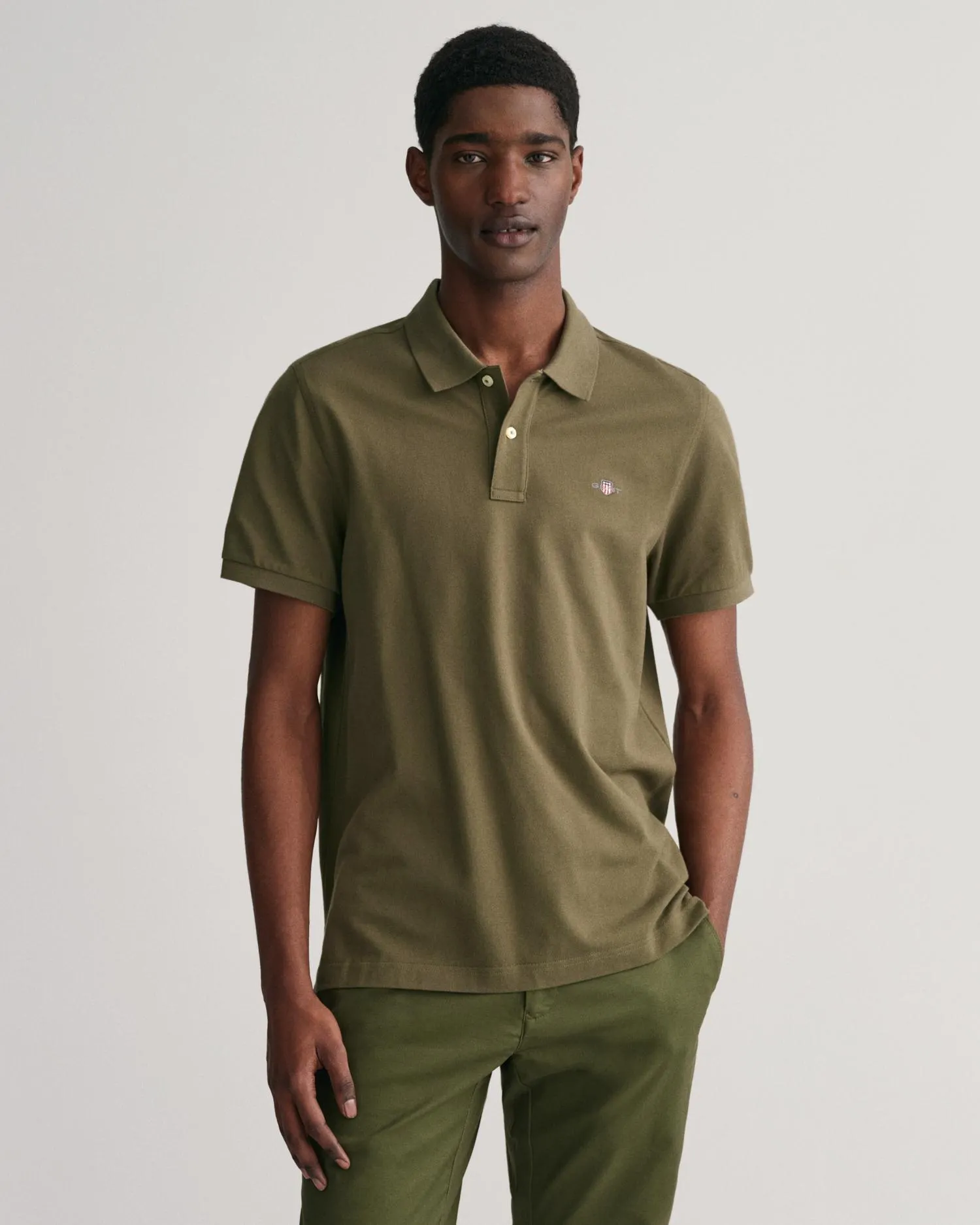 Regular Fit Shield Piqué Polo Shirt