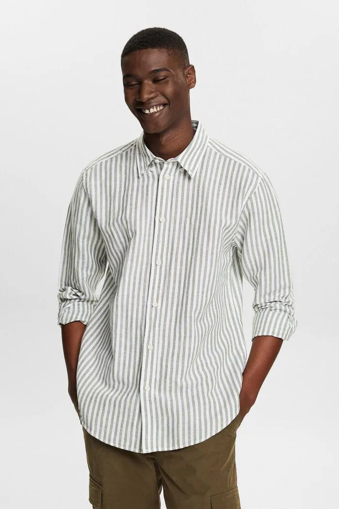 Striped Cotton Poplin Shirt