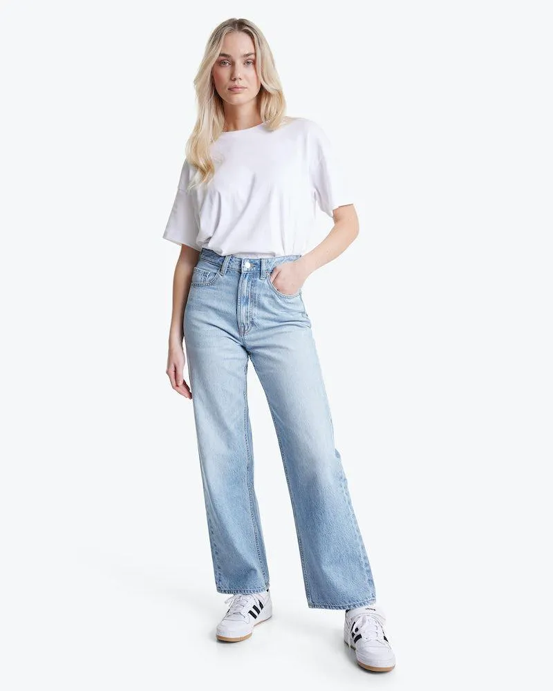 Straight Lys Blå Jeans