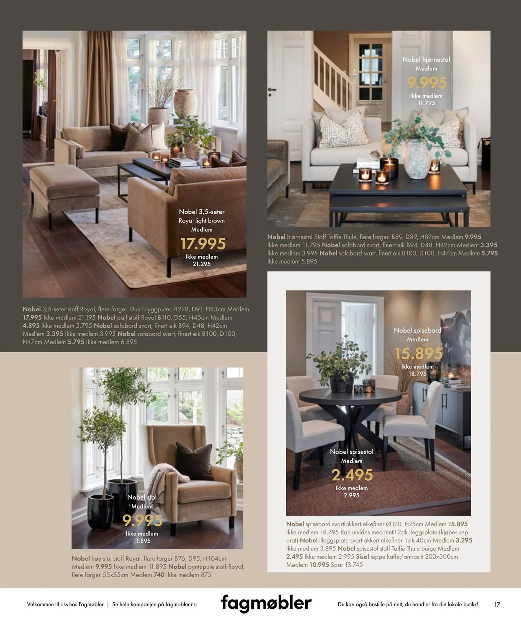 Fagmøbler Kundeavis fra 30. september til 31. oktober 2023 - kundeavisside 17