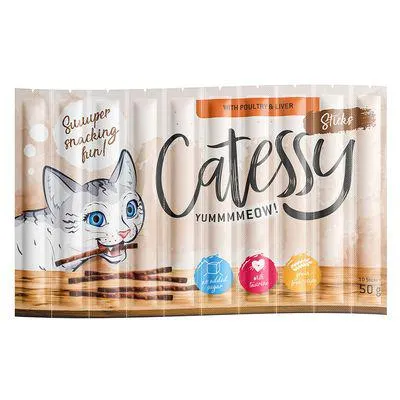 Catessy Sticks snacks para gatos 10 x 5 g