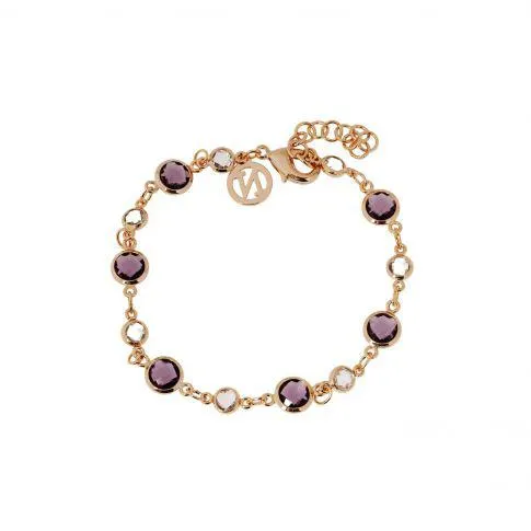 Henny brace gold Amethyst